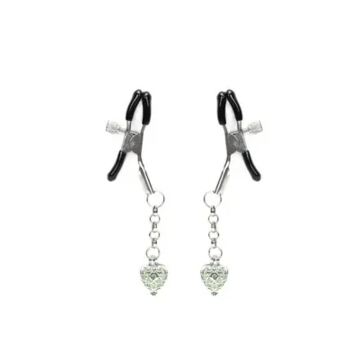 Затискачі для сосків Liebe Seele Glow-in-dark Nipple Clamps Green