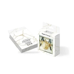 Alternative view of Затискачі для сосків Liebe Seele Hollow Heart Nipple Clamps Gold