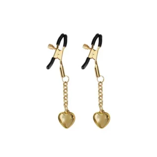Затискачі для сосків Liebe Seele Solid Heart Nipple Clamps