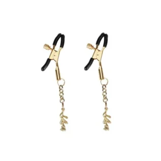Затискачі для сосків Liebe Seele  Pendant Nipple Clamps Gold