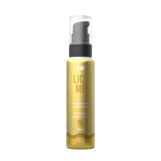 Гель для оральних пестощів з зігрівальним ефектом INTT Lick Me Kissable Gel Honey 50ml