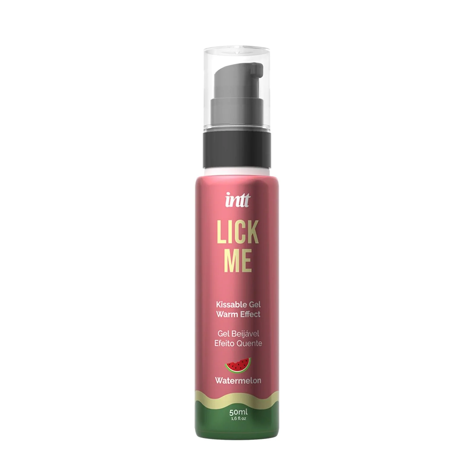 Гель для оральних пестощів з зігрівальним ефектом INTT Lick Me Kissable Gel Watermelon 50ml 3 Гель для оральних пестощів з зігрівальним ефектом INTT Lick Me Kissable Gel Watermelon 50ml