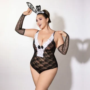 Еротичний костюм зайчика JSY P61101 Plus Size 10 Зображення Еротичний костюм зайчика JSY P61101 Plus Size
