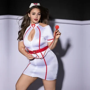Alternative view of Еротичний костюм медсестри JSY P61115 Plus Size