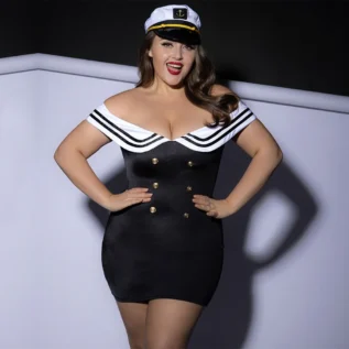 Еротичний костюм морячки JSY P61118 Plus Size 13 Зображення Еротичний костюм морячки JSY P61118 Plus Size