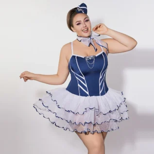 Еротичний костюм стюардеси JSY P61122 Plus Size 11 Зображення Еротичний костюм стюардеси JSY P61122 Plus Size