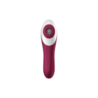 Alternative view of Вакуумний стимулятор із вібрацією Satisfyer Dual Crush Wine Red