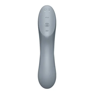 Вакуумний стимулятор з вібрацією Satisfyer Curvy Trinity 3 BlueGrey 10 Зображення Вакуумний стимулятор з вібрацією Satisfyer Curvy Trinity 3 BlueGrey