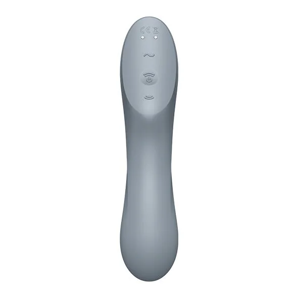 Вакуумний стимулятор з вібрацією Satisfyer Curvy Trinity 3 BlueGrey 6 Вакуумний стимулятор з вібрацією Satisfyer Curvy Trinity 3 BlueGrey - Зображення 4