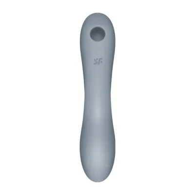 Вакуумний стимулятор з вібрацією Satisfyer Curvy Trinity 3 BlueGrey 9 Зображення Вакуумний стимулятор з вібрацією Satisfyer Curvy Trinity 3 BlueGrey