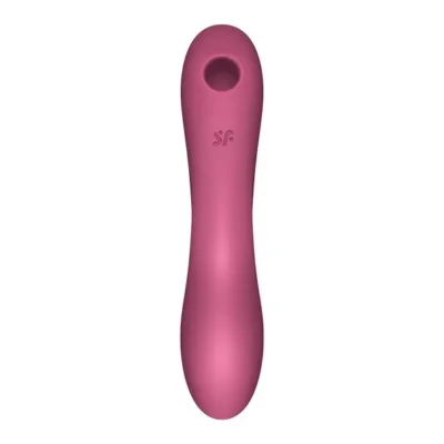 Зображення Вакуумний стимулятор із вібрацією Satisfyer Curvy Trinity 3 Red