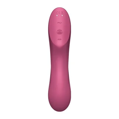 Зображення Вакуумний стимулятор із вібрацією Satisfyer Curvy Trinity 3 Red