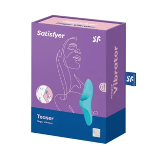 Зображення Вібратор на палець Satisfyer Teaser Light Blue
