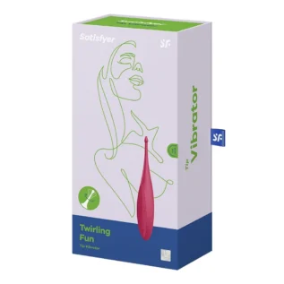 Зображення Вібратор для клітора Satisfyer Twirling Fun Poppy Red