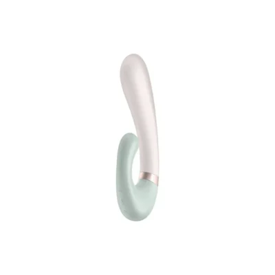 Смарт вібратор-кролик із підігрівом Satisfyer Heat Wave Mint