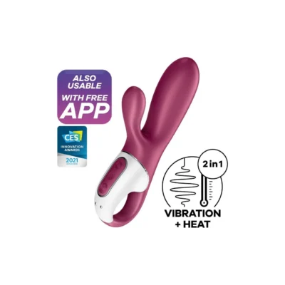 Смарт вібратор кролик із підігрівом Satisfyer Hot Bunny