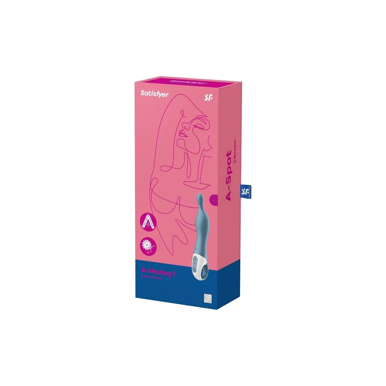 Вібратор для точки А Satisfyer A-Mazing 1 Blue 6 Вібратор для точки А Satisfyer A-Mazing 1 Blue - Зображення 4