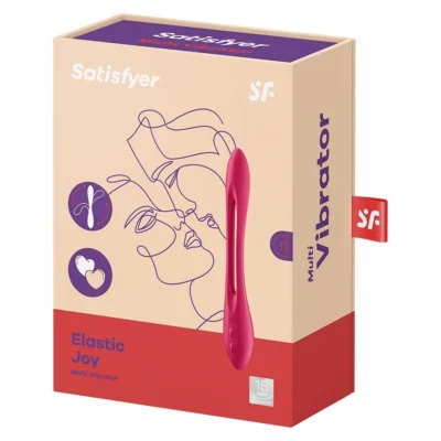 Зображення Універсальний гнучкий вібратор для пар Satisfyer Elastic Joy Red