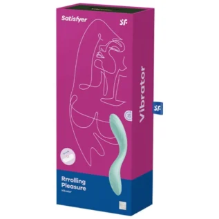 Зображення Вібратор із перлинною стимуляцією точки G Satisfyer Rrrolling Pleasure Mint