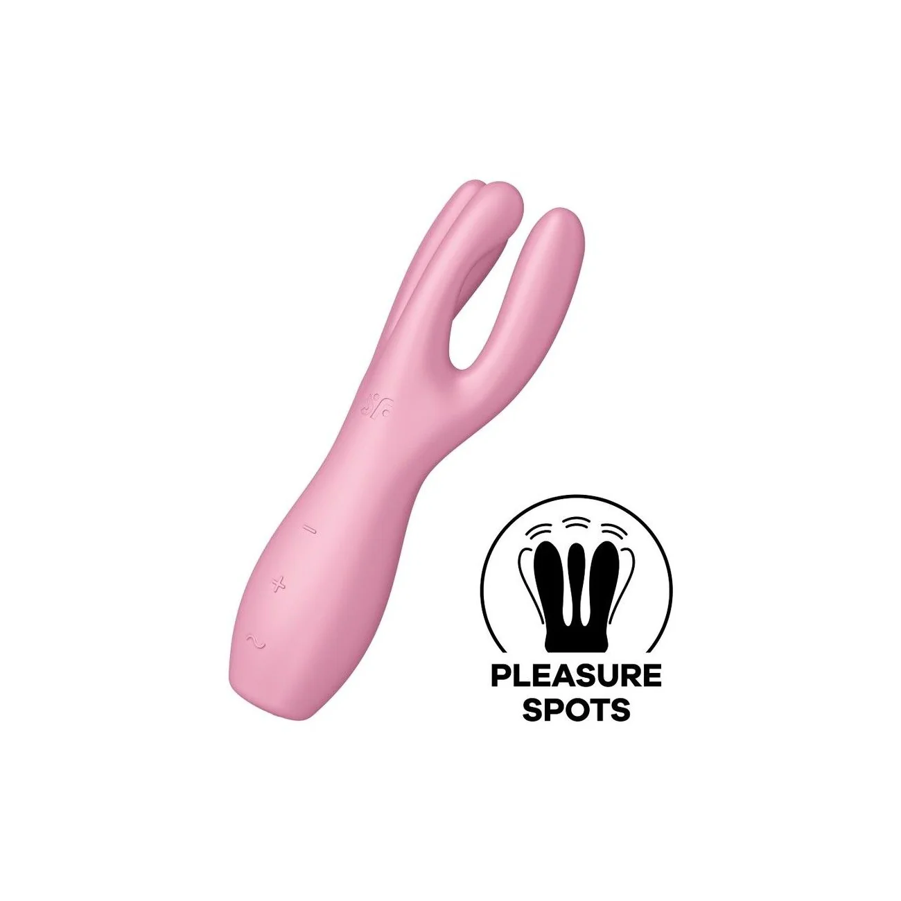 Кліторальний вібратор Satisfyer Threesome 3 Pink 3 Кліторальний вібратор Satisfyer Threesome 3 Pink