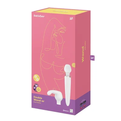 Зображення Смарт вібромасажер зі змінною головкою Satisfyer Double Wand-er