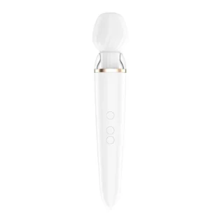 Смарт вібромасажер зі змінною головкою Satisfyer Double Wand-er 10 Зображення Смарт вібромасажер зі змінною головкою Satisfyer Double Wand-er