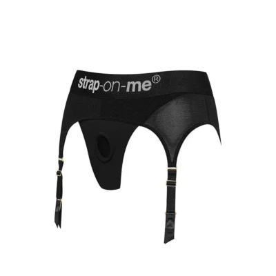 Alternative view of Трусики для страпона з підв’язками для панчіх Strap-On-Me REBEL HARNESS - XS