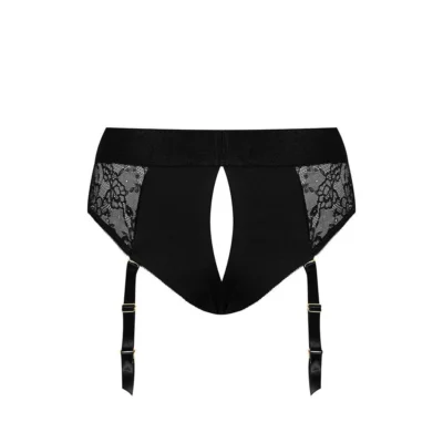 Зображення Мереживні трусики для страпона з підв’язками для панчіх Strap-On-Me DIVA HARNESS - XS