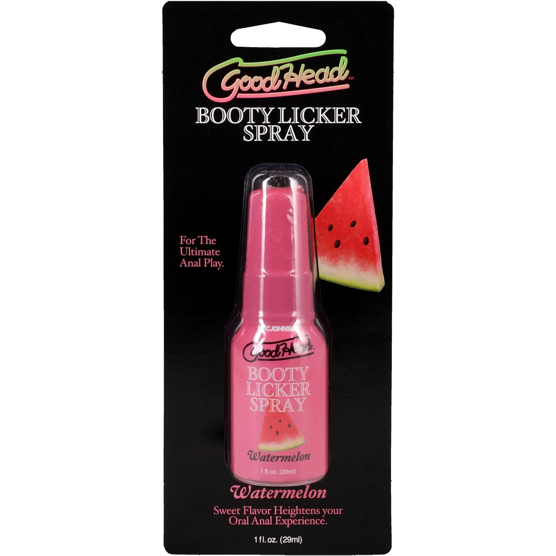 Спрей для анілінгусу Doc Johnson GoodHead Booty Licker Spray - Watermelon 29 мл 4 Спрей для анілінгусу Doc Johnson GoodHead Booty Licker Spray - Watermelon 29 мл - Зображення 2