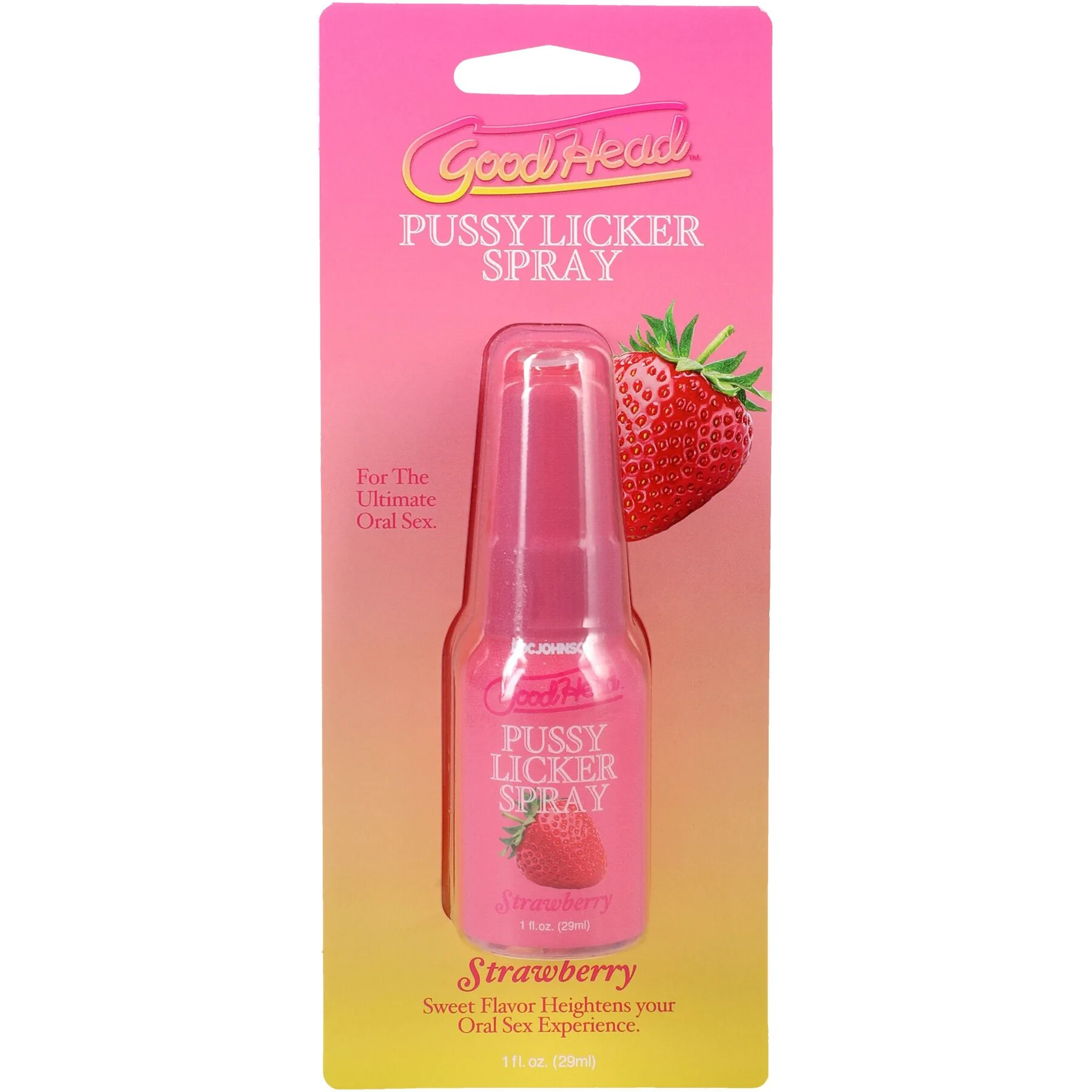 Спрей для кунілінгусу Doc Johnson GoodHead Pussy Licker Spray - Strawberry 29 мл 4 Спрей для кунілінгусу Doc Johnson GoodHead Pussy Licker Spray - Strawberry 29 мл - Зображення 2