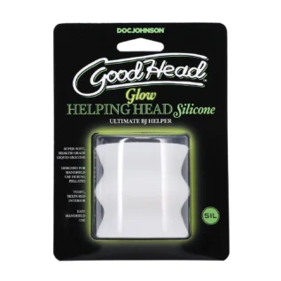 Зображення Мастурбатор Doc Johnson GoodHead - Glow Helping Head Silicone