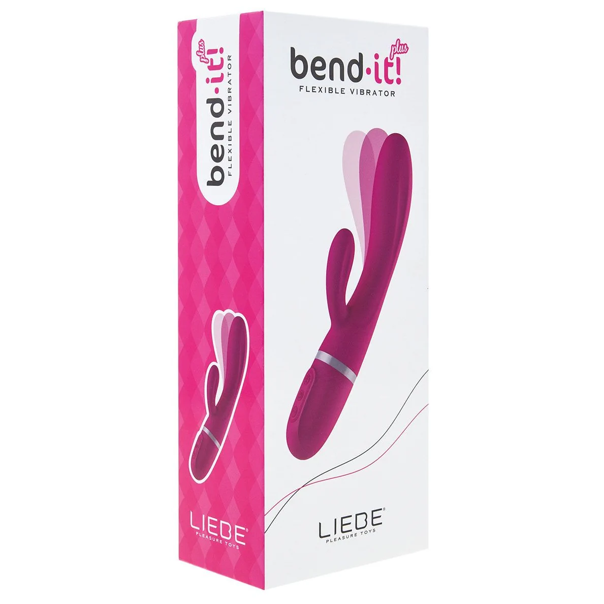 Вібратор-кролик Liebe Bend It Plus Cerise 5 Вібратор-кролик Liebe Bend It Plus Cerise - Зображення 3