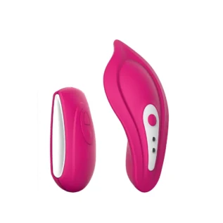 Вібратор у трусики Liebe Panty Vibe Recargable Cerise нагрів до 39 °C