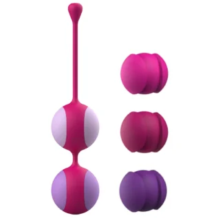 Вагінальні кульки Liebe Kewos — Cerise/Candy Violet 5 кульок у комплекті, 15, 25, 35, 45 та 55 г 10 Вагінальні кульки Liebe Kewos — Cerise/Candy Violet 5 кульок у комплекті, 15, 25, 35, 45 та 55 г - Зображення 4