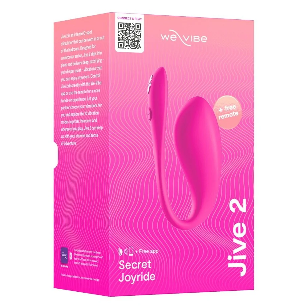 Смарт-віброяйце We-Vibe Jive 2 Electric Pink 14 Смарт-віброяйце We-Vibe Jive 2 Electric Pink - Зображення 12