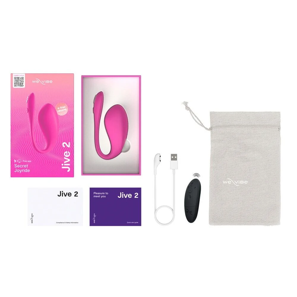 Смарт-віброяйце We-Vibe Jive 2 Electric Pink 13 Смарт-віброяйце We-Vibe Jive 2 Electric Pink - Зображення 11