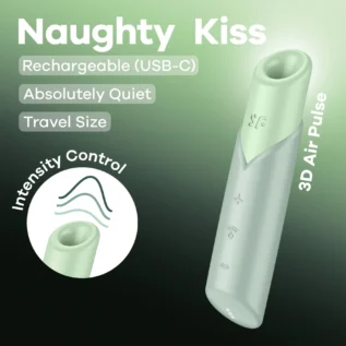 Вакуумний стимулятор Satisfyer Naughty Kiss 13 Зображення Вакуумний стимулятор Satisfyer Naughty Kiss
