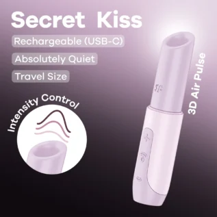 Вакуумний стимулятор Satisfyer Secret Kiss 15 Зображення Вакуумний стимулятор Satisfyer Secret Kiss