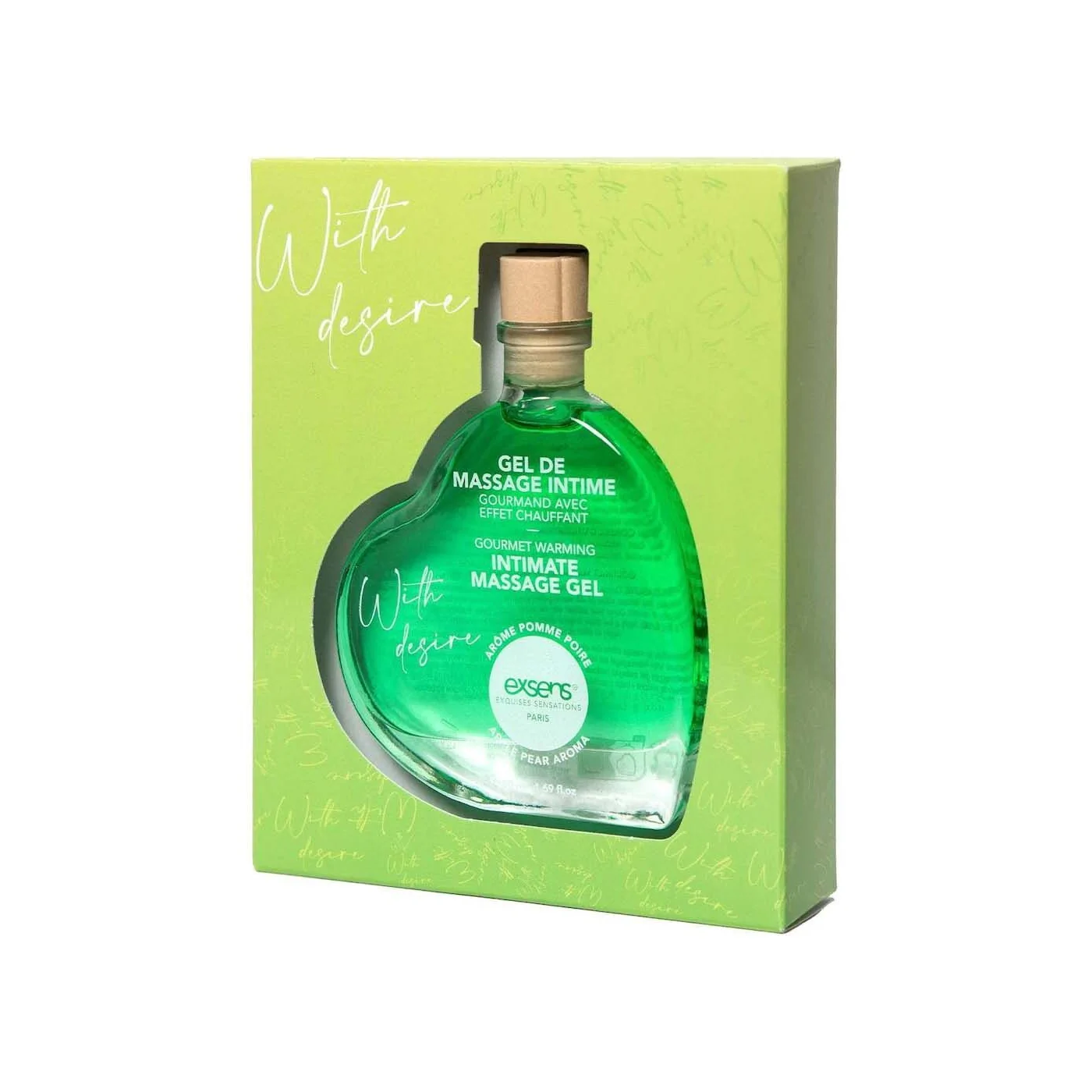 Масажний гель EXSENS With Desire Apple Pear 50 мл 3 Масажний гель EXSENS With Desire Apple Pear 50 мл
