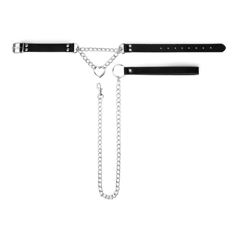 Нашийник з повідцем Bedroom Fantasies: Collar with Chain - Silver 6 Нашийник з повідцем Bedroom Fantasies: Collar with Chain - Silver - Зображення 4