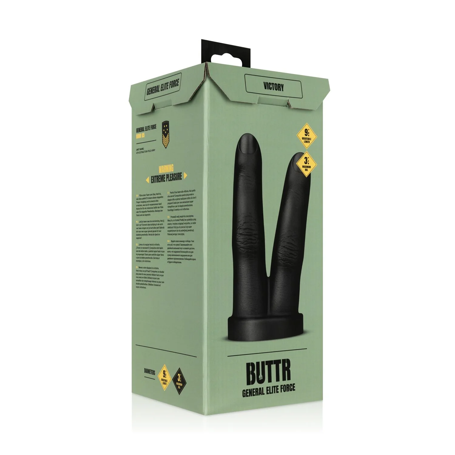Анальна пробка BUTTR - Victory Double Finger Butt Plug 12 Анальна пробка BUTTR - Victory Double Finger Butt Plug - Зображення 10