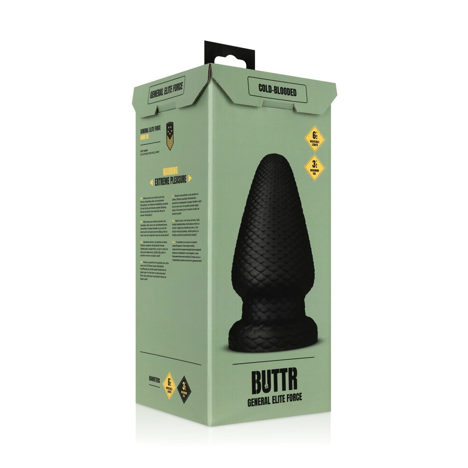 Анальна пробка BUTTR - Cold Blooded Scaled Butt Plug 9 Анальна пробка BUTTR - Cold Blooded Scaled Butt Plug - Зображення 7