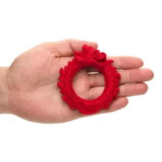 Ерекційне кільце Creature Cocks Rise of the Dragon Silicone Penis Ring - Red 13 Зображення Ерекційне кільце Creature Cocks Rise of the Dragon Silicone Penis Ring - Red