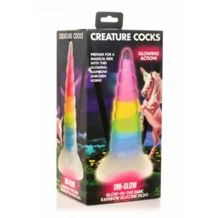 Фентезійний фалоімітатор Creature Cocks Luminescent Rainbow Silicone Dildo 9 Фентезійний фалоімітатор Creature Cocks Luminescent Rainbow Silicone Dildo - Зображення 4