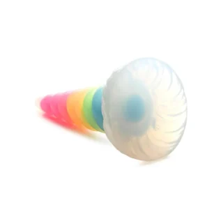 Фентезійний фалоімітатор Creature Cocks Luminescent Rainbow Silicone Dildo 8 Фентезійний фалоімітатор Creature Cocks Luminescent Rainbow Silicone Dildo - Зображення 3