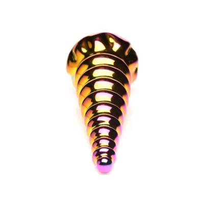 Зображення Фентезійний фалоімітатор Creature Cocks Twilight Rainbow Glass Dildo