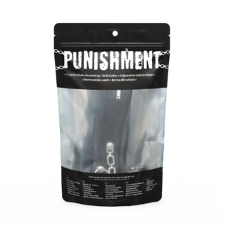 Нашийник із повідцем Punishment - Crystal Collar & Leash - Black 9 Зображення Нашийник із повідцем Punishment - Crystal Collar & Leash - Black