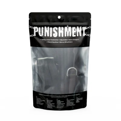 Зображення Розтяжка на ліжко Punishment - 5-Piece Bed Restraint Kit - Black