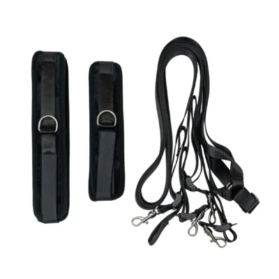 Зображення Розтяжка на ліжко Punishment - 5-Piece Bed Restraint Kit - Black