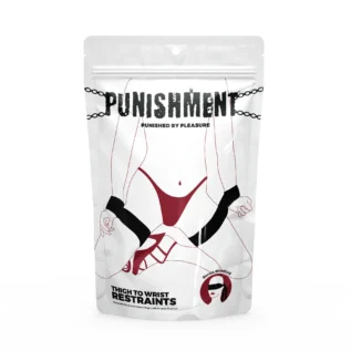 Фіксатори для руки і стегна Punishment - Thigh to Wrist Restraints - Black 8 Зображення Фіксатори для руки і стегна Punishment - Thigh to Wrist Restraints - Black